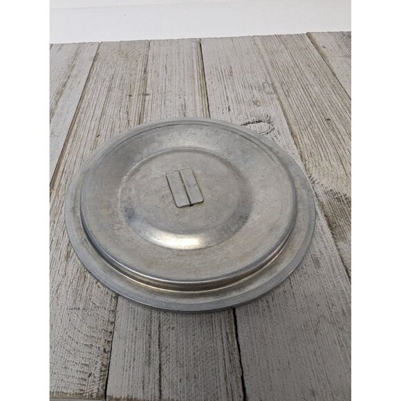 Vintage Aluminum Mirro #3 Safety Ring Pot Cover Round Metal Lid 5 1/4" - Picture 3 of 5